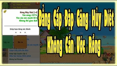 Ngọc Rồng Online - Đẳng Cấp Đập Găng Hủy Diệt Không Cần Ước Rồng ^^
