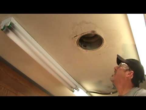 Inspect Old Kitchen Ceiling Exhaust Fan