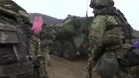 韓美兩軍舉行聯合演習 - 天天要聞