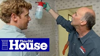 How to Strip Wallpaper | This Old House