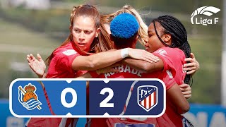 Resumen del Real Sociedad vs Atlético de Madrid | Jornada 25 | Liga F