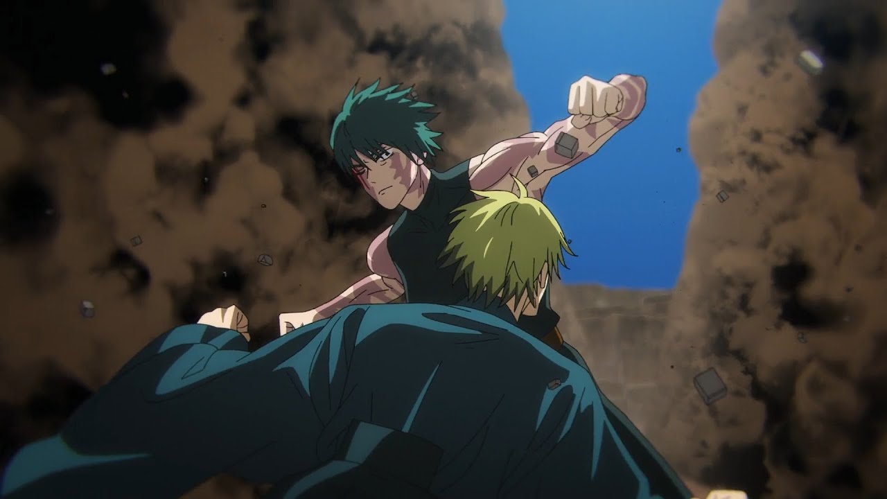 Maki one punched Naoya | Jujutsu Kaisen S03E04 - YouTube