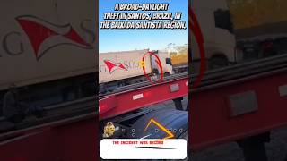 Broad-Daylight Cargo Heist Caught on Camera 🚨#shortvideos #accident #trending
