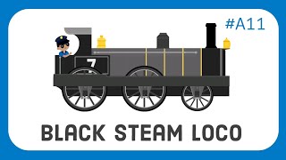 Labo Brick Train Game for Kids | Build and Drive a Train | Black Steam Locomotive #LaboKidsUtopiaID screenshot 4