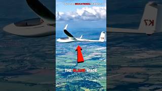 Flying Without Engine? 😱 How This Human Plane Works!  #flying #glider #shorts
