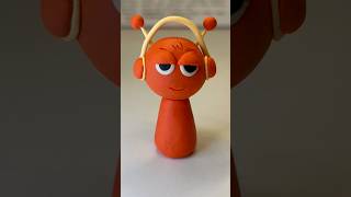 I Made Sprunki from Clay… But Look at His Face 😳🎧 #shorts