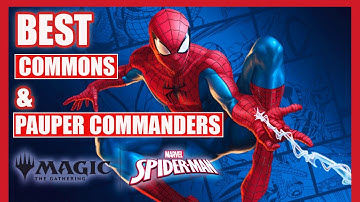 Spider-Man Top 10 Commons and Commanders for Pauper Commander!