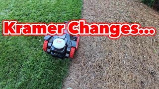 I Made Changes To My Kress Robot Mowing Schedule