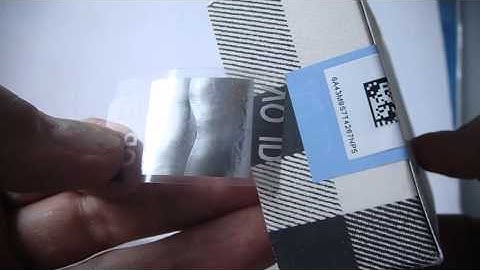 Security Seal with hidden Scan-Code®