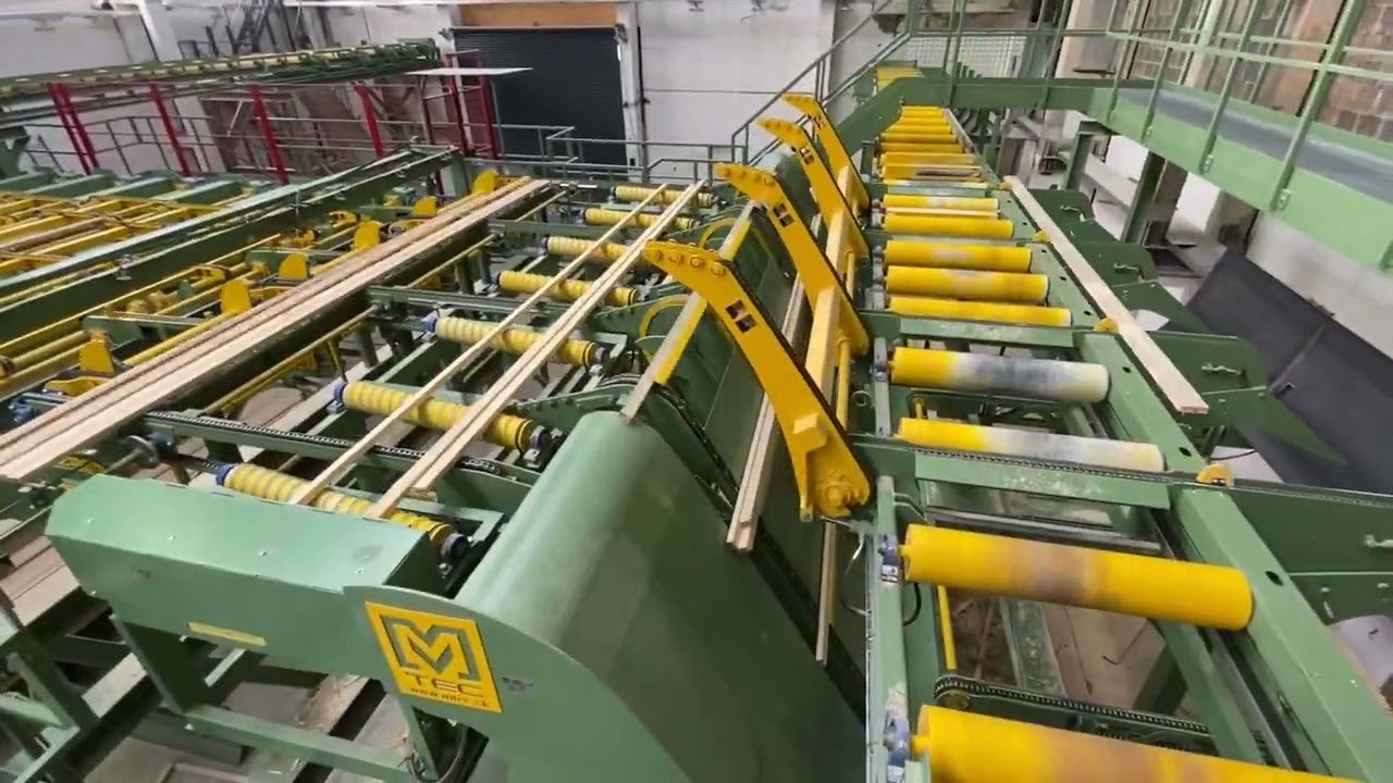 210 RL Sägewerk Mechanisierung, Schnittholzsortierung, Stapelanlage