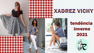 Xadrez vichy é grande tendências para o inverno 2017 - ES HOJE