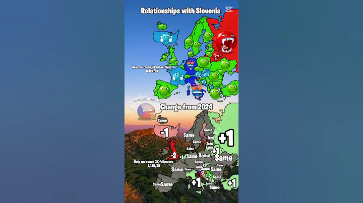 Relationships with Slovenia in 2025 #europe #globalmapper #mapper #mapping #mapology #geography