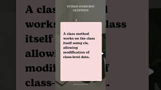 Python Interview Questions and Answers #PythonInterviewQuestions #LearnPython #TechInterviews