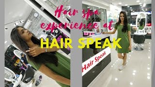 HAIR SPA EXPERIENCE AT HAIR SPEAK SALON | FIRST IMPRESSIONS
