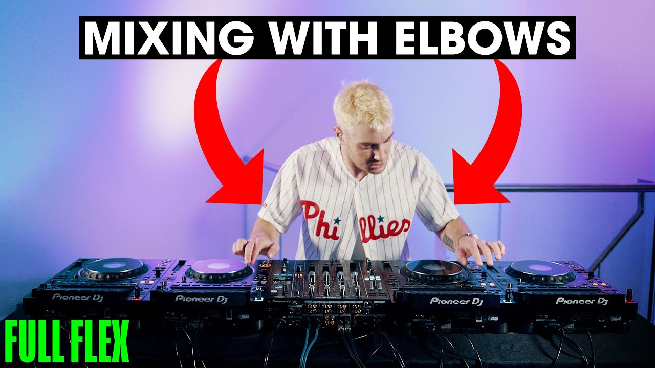 MAD FOREARM DJ TRICK! - FULL FLEX - OLD SKOOL