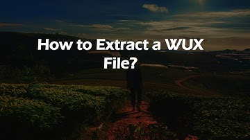 How to Extract a WUX File?