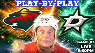 🔴 LIVE 🏒 Minnesota Wild vs Dallas Stars | Game 4| Western Conference Playoffs