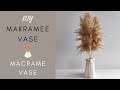 DIY - MAKRAMEE VASE aus Smoothie Glas, ANLEITUNG/Tutorial Macrame Vase from a Smoothy Glass, easy ♡︎