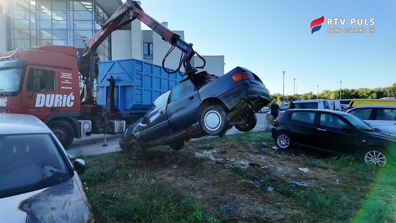 Policija Brčko distrikta uništila je šest oduzetih vozila koja su trajno uklonjena - RTV Puls Brčko