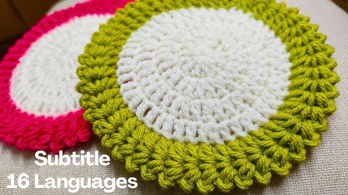 Crochet Turtle Coaster  Free Pattern + Video Tutorial – 365 Days of Dana