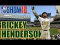 MLB THE SHOW 16 LEGEND - RICKEY HENDERSON - Player Lock Ep.155 の動画、YouTube…