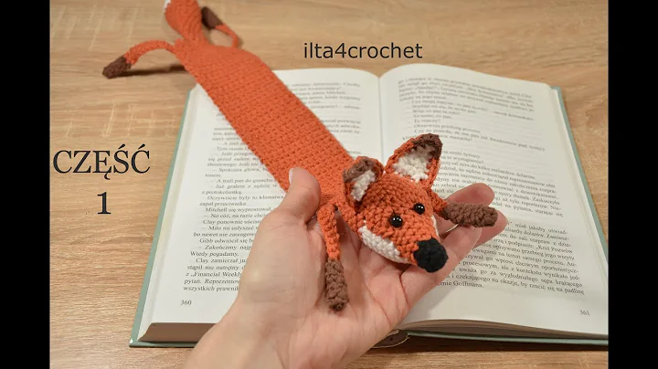 Jak zrobi szydekiem zakadk do ksiki: lisa - cz 1 -...