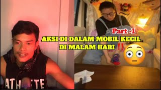 AKSI VIRAL CEWE DI DALAM MOBIL PART-1‼️