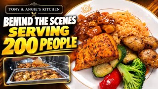 What It Takes to Cook for 200 People! Sweet & Sour Pineapple Chicken & More
