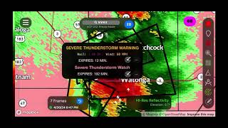 GORILLA HAIL In Oklahoma! Apple Sized Hail!