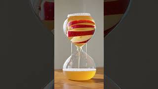 Apple Juice Transformation 🍎✨ | Satisfying Hourglass Press #relaxing #asmr #satisfying