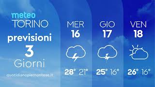 Torino, previsioni meteo del 15 settembre 2026