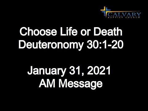 Choose Life or Death