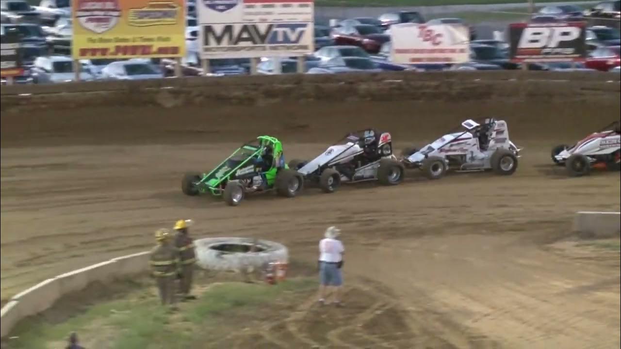 7.13.18 POWRi WAR Sprint Car League at BelleClair Speedway YouTube