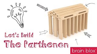 Wooden Building Blocks Build Ideas - The Parthenon