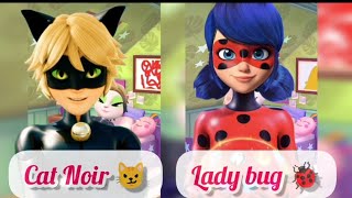 My talking Angela 2 ❤️Ladybug 🐞 Vs Cat Noir 😼#ladybug #catnoir #ледибагисуперкот #ледибаг