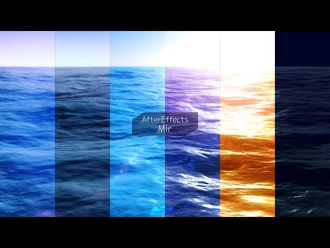 【AfterEffects】MirでOcean【aep・mp4配布】