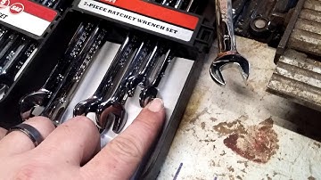 Metric SAE Hyper Tough Ratcheting Wrenches From Wal-Mart (tool review) #BackwoodsHippieGarage