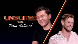 Unsuited with Tom Holland and Chris Hemsworth