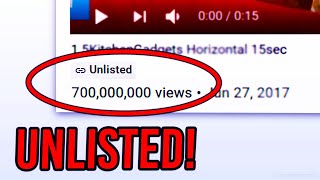 What Is The Most Viewed UNLISTED Video On YouTube? (answered!)