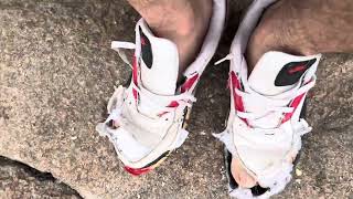 Wrecking My Friend’s Nike Air Max LTD Running Shoes At A Beach Jetty And Drive Home