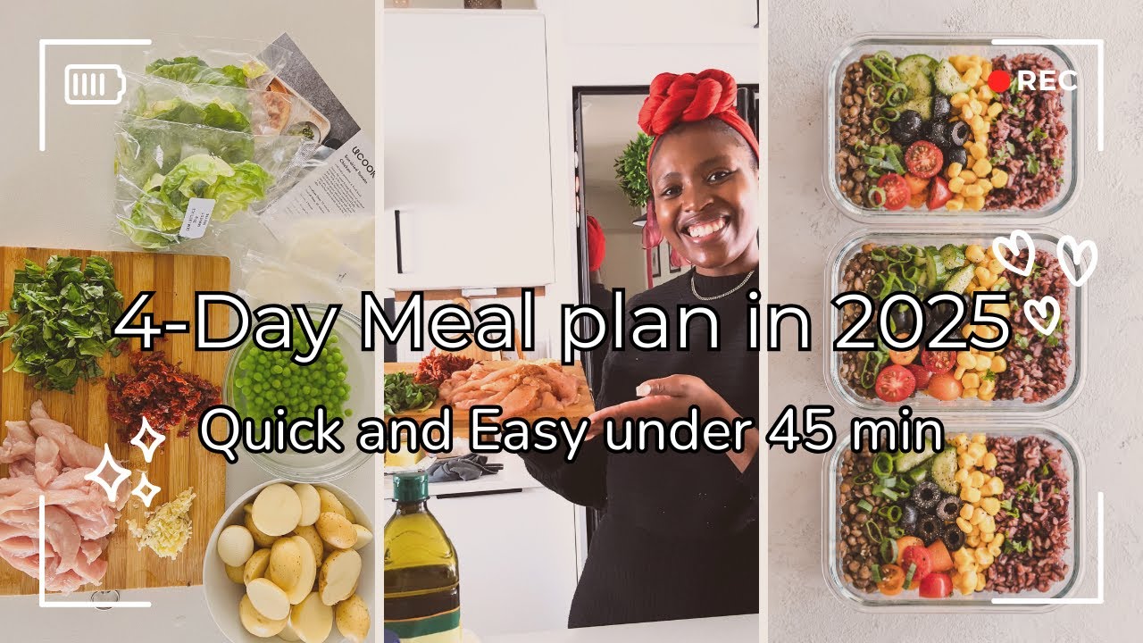2025 MEAL PLAN:AFFORDABLE, EASY, QUICK & STUDENT FRIENDLY 5 DAY MEAL ...