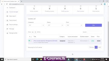 Instructor Dashboard Introduction