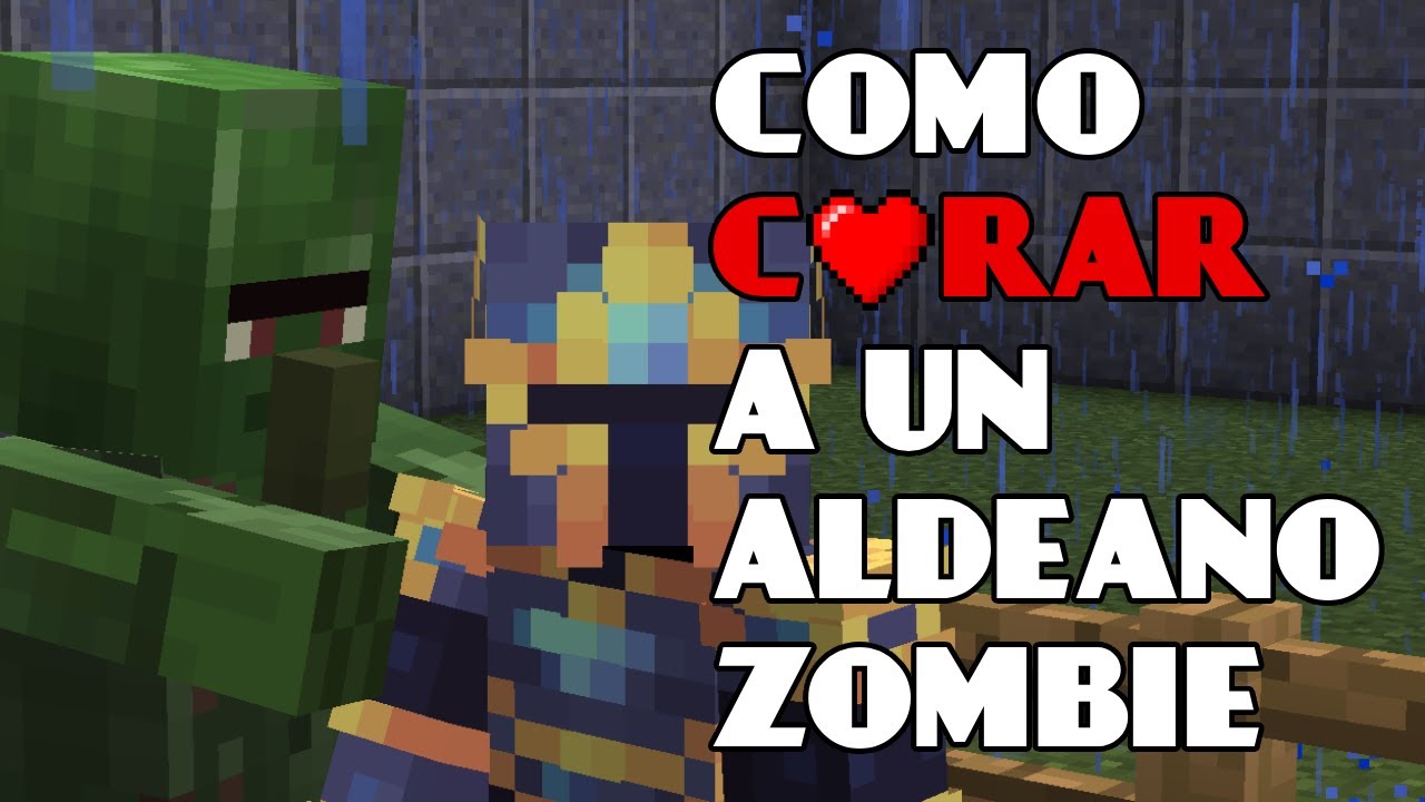 Como Curar a un Aldeano Zombie (Minecraft Tutorial) - TheZuruec