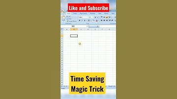 Most Useful Excel Time Saving Trick #shorts #short #ytshorts #amanrajaofficial