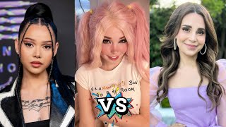 Belle Delphine vs Rosanna Pansino vs Bella Poarch Lifestyle Comparison