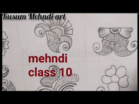 Mehndi class 10. Mehndi designs filling and detailing.how to learn ...