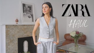 NEW IN ZARA SPRING TRY ON HAUL 2022