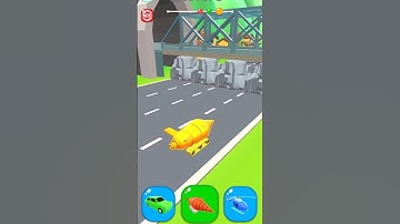 Shape-shifting Funny Race Gameplay new hyper casual games #shorts #gameplay #shapeshifting #Level 8