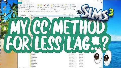 an in-depth look at how i download, compressorize, merge and organise my ts3 custom content 📂