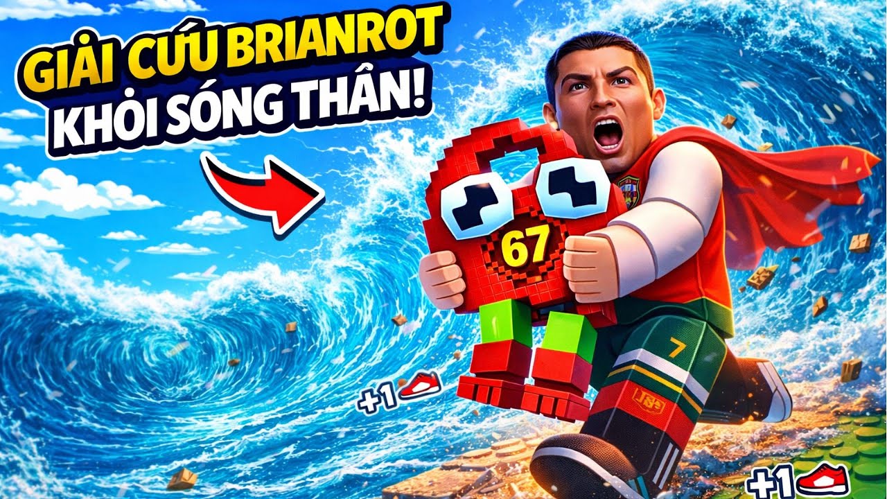 Tôi giải cứu BRAINROT khỏi SÓNG THẦN trong Roblox.